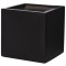 Pflanzkübel Fiberglas kubisch anthrazit